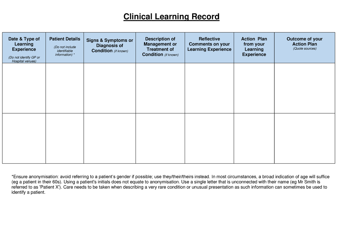 clinical-learning-record-template-clinical-learning-record-date