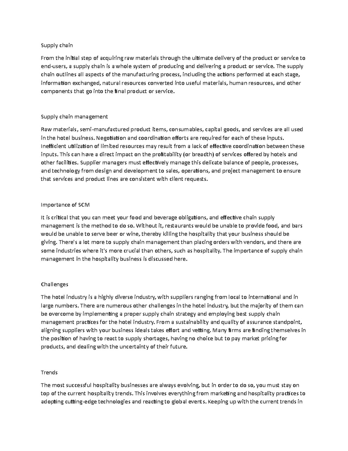 Kain Tayo Sa Labas - Lesson 3 - Supply Chain From The Initial Step Of 