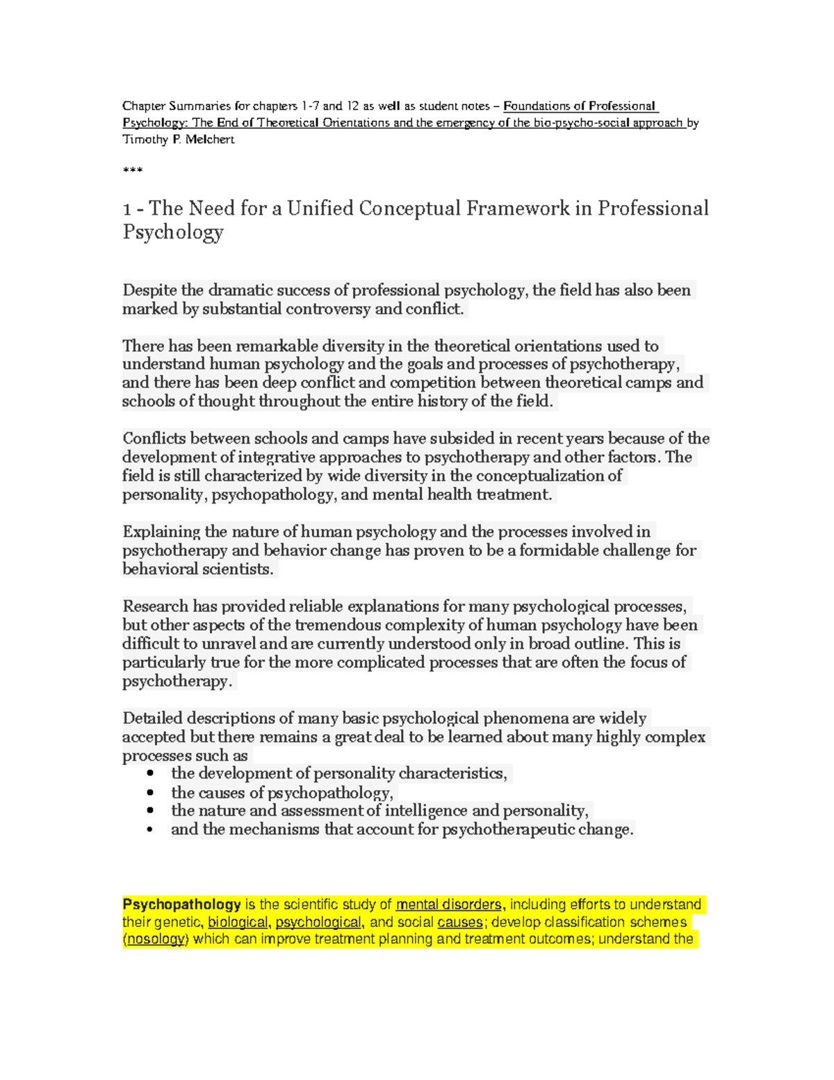 Chap: Themes And Issues In The Psychodynamic Approach To Counselling