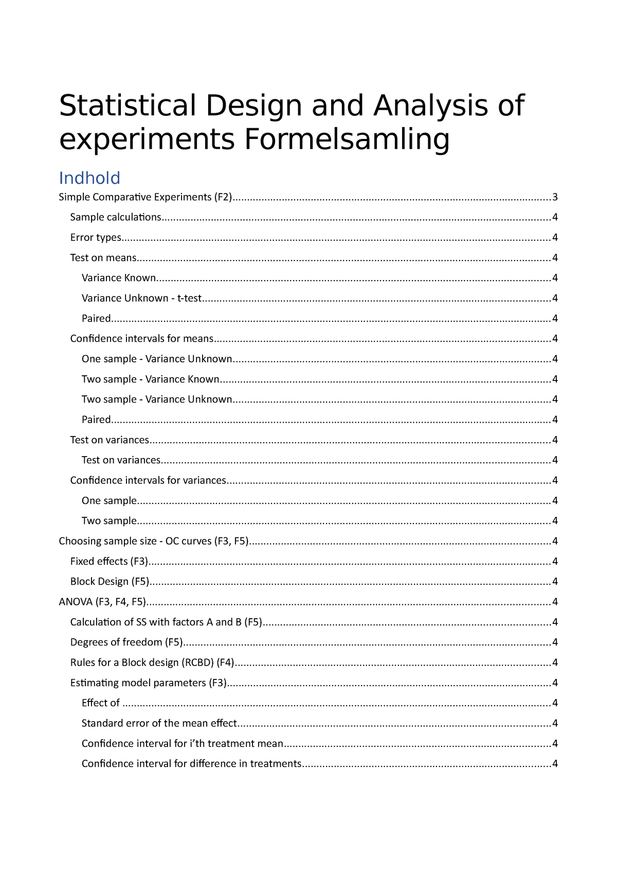 fundamentals of statistical experimental design and analysis