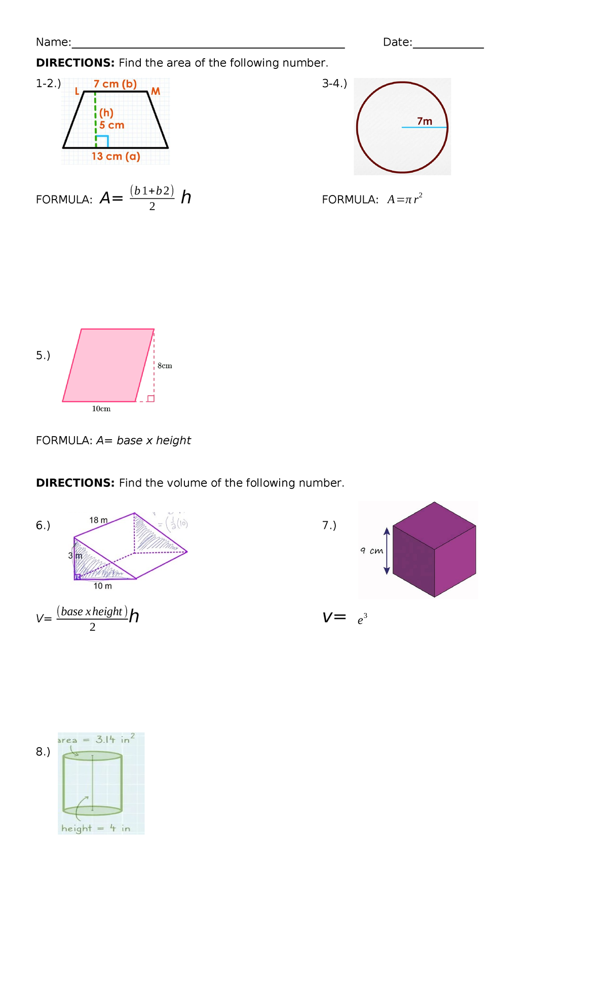 QUIZ G7 - quiz - Mathematics 4 - Name