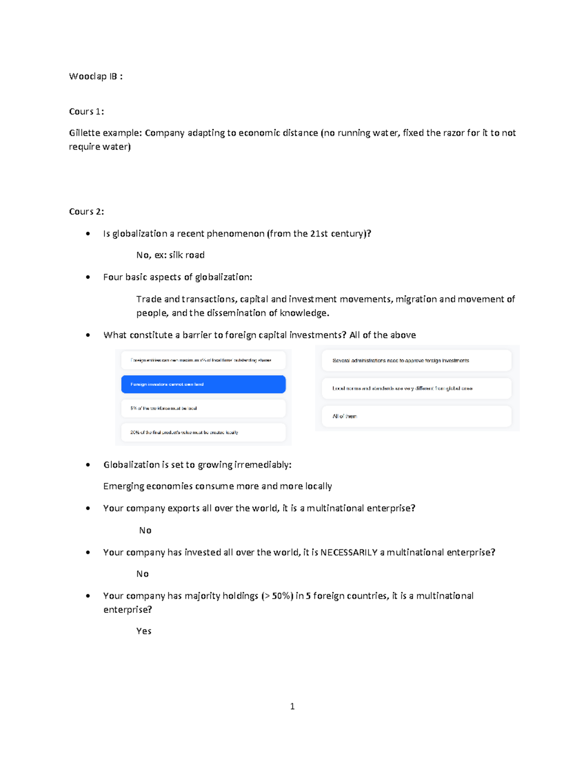 Wooclap helper - Copy - Questions et réponses pour préparer l'examen ...