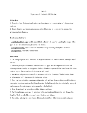 PHY 221 Pre-lab exp 3 - Force Table-Equilibrium of Particles - PHY 221 ...