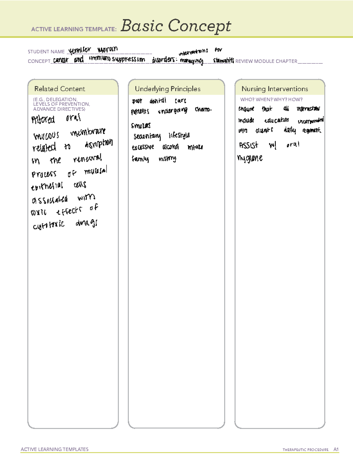 Basic concept work Basic Concept STUDENT NAME