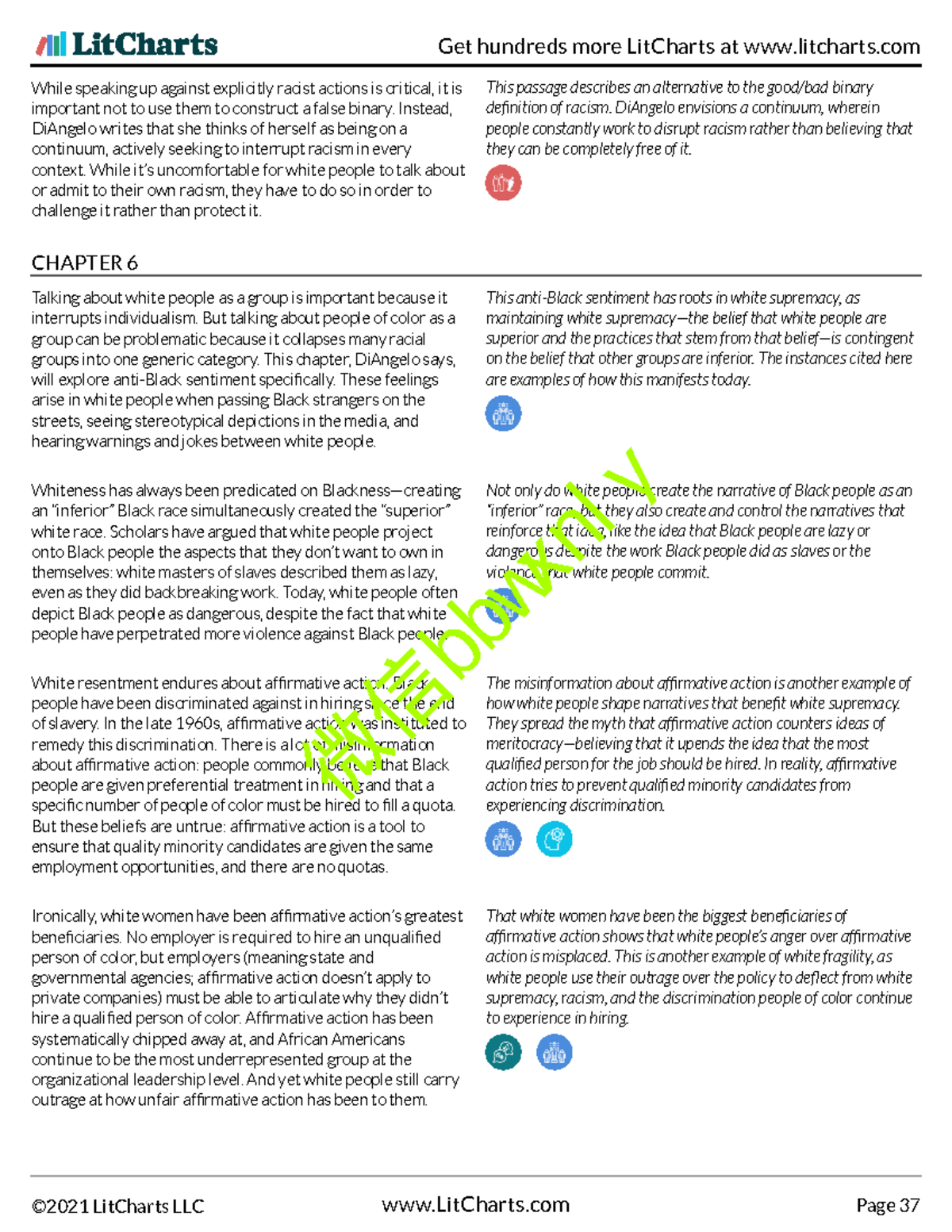 White-Fragility-Lit Chart 37 - While speaking up against explicitly ...