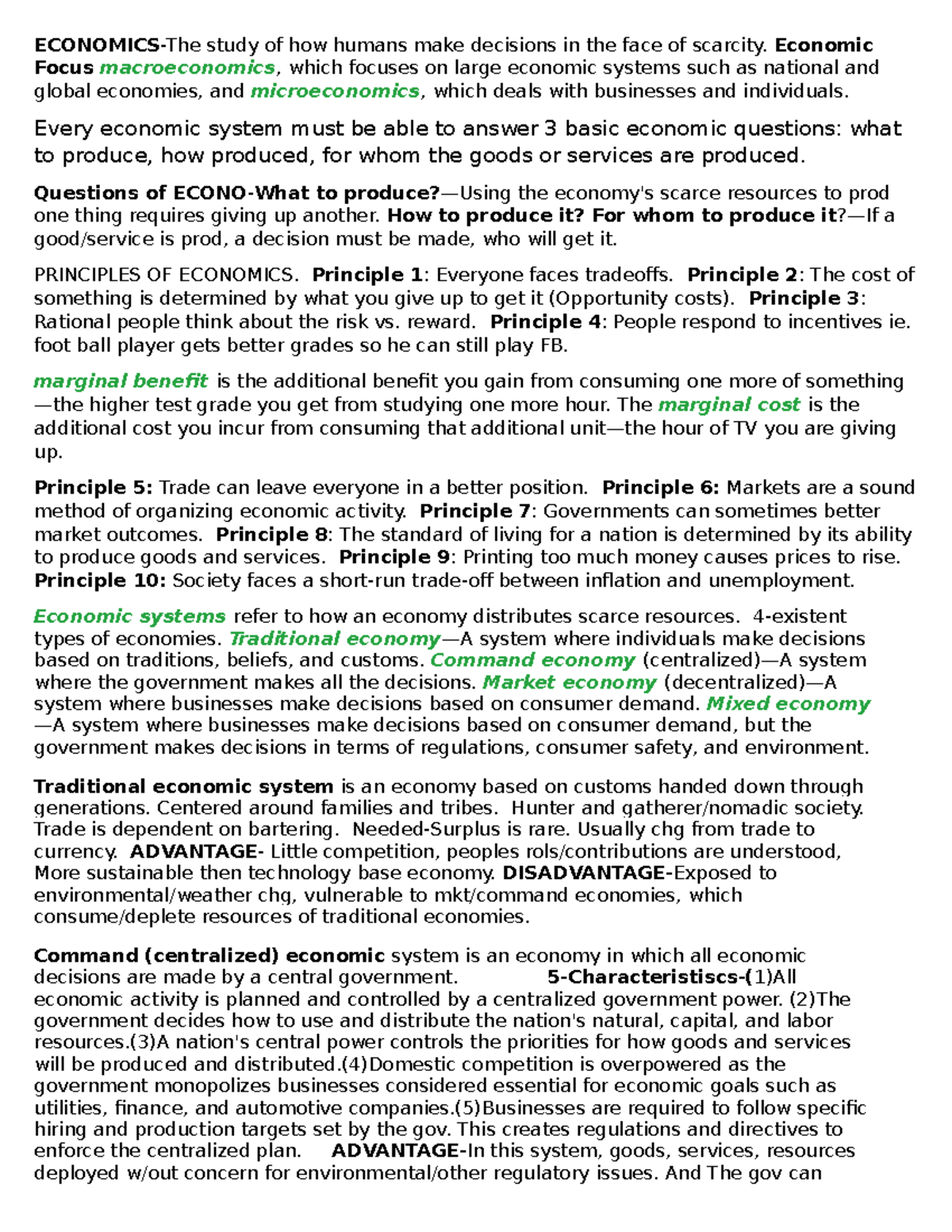 economics-notes-to-study-before-exam-economics-the-study-of-how