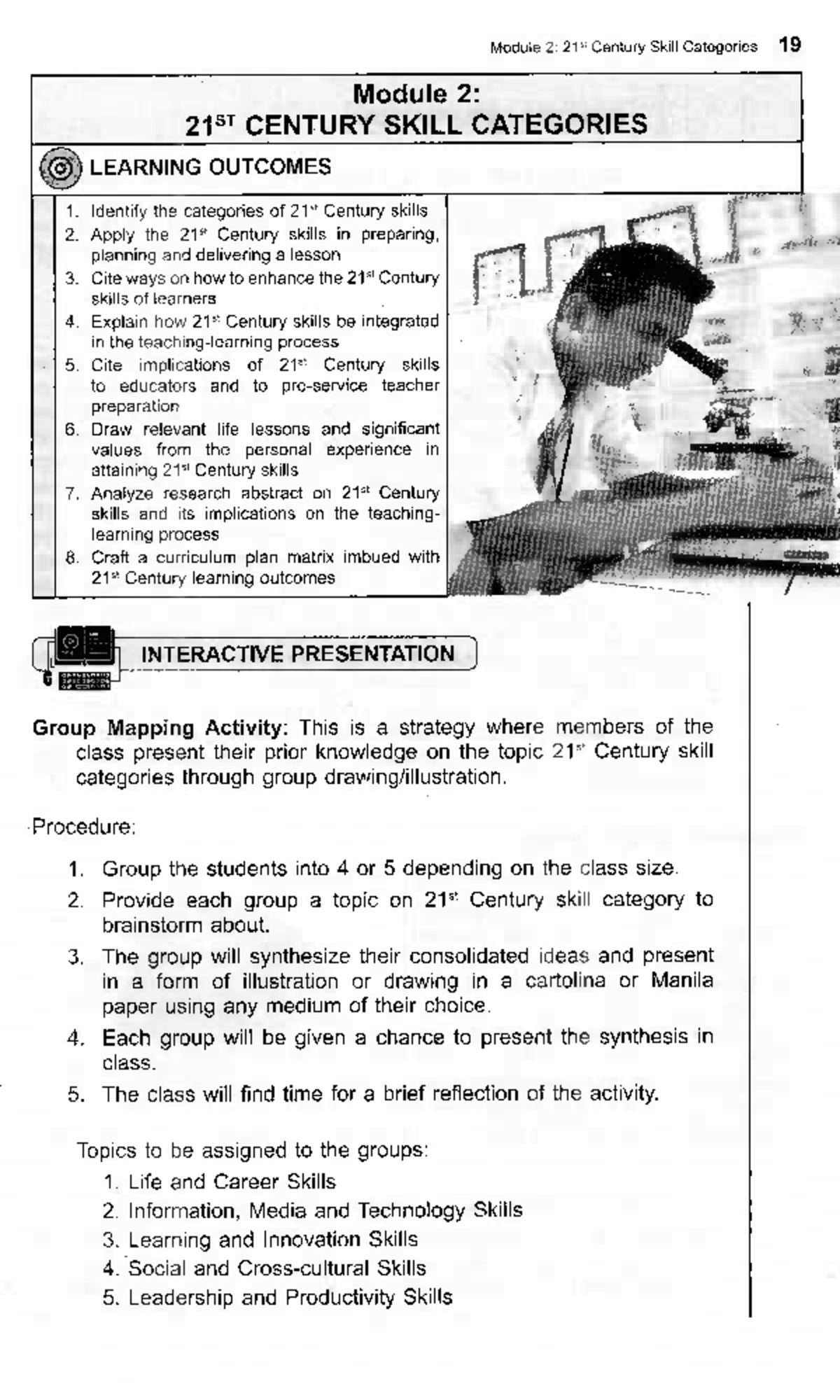 Baenlac Module 2 - 21st Century Skill Categories - Module 2: 218 ...