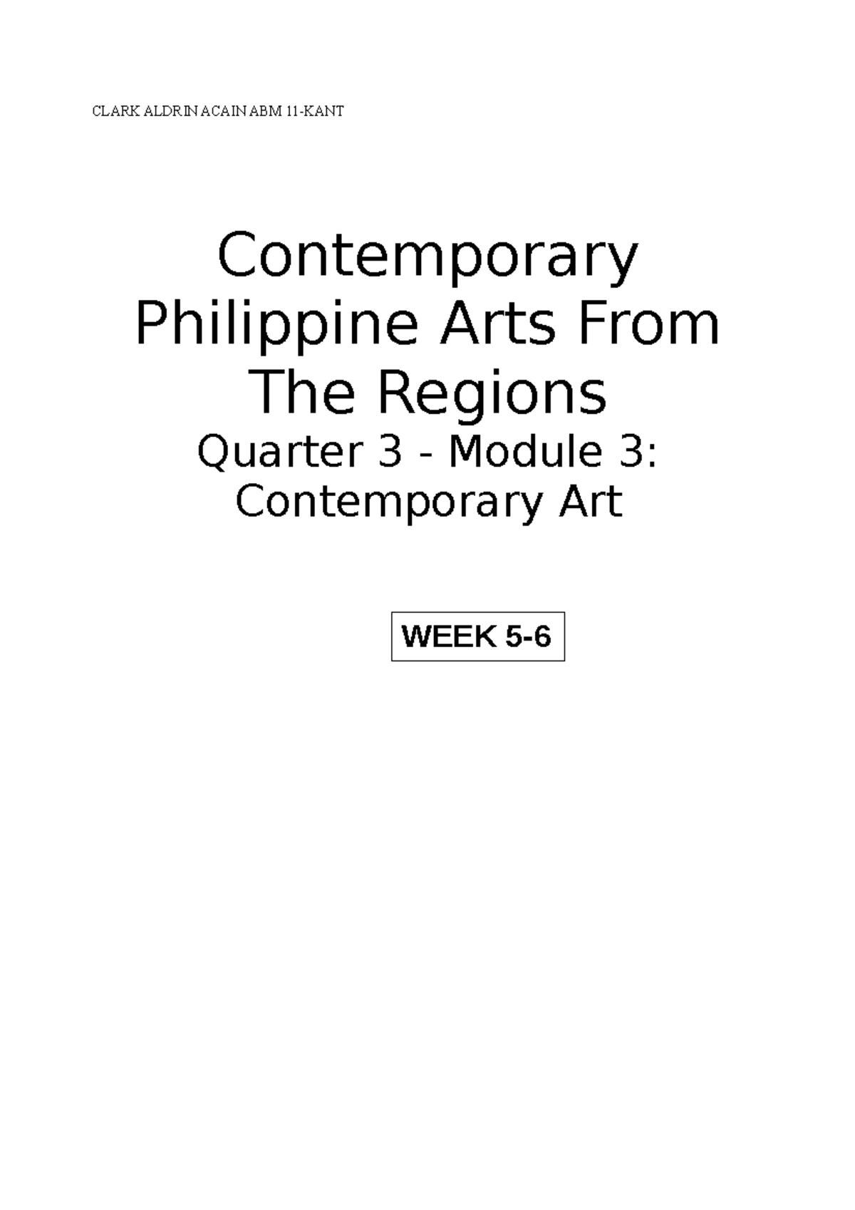 CPAR Quarter 3 Module 3 ...