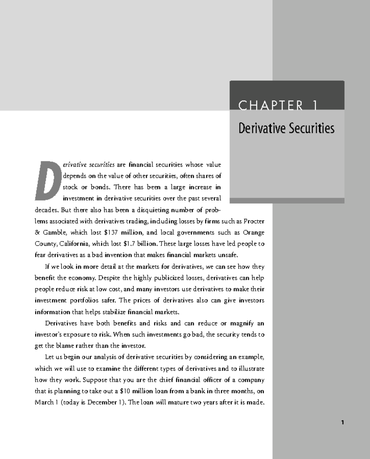 Derivatives module to assist with understanding - D erivative ...