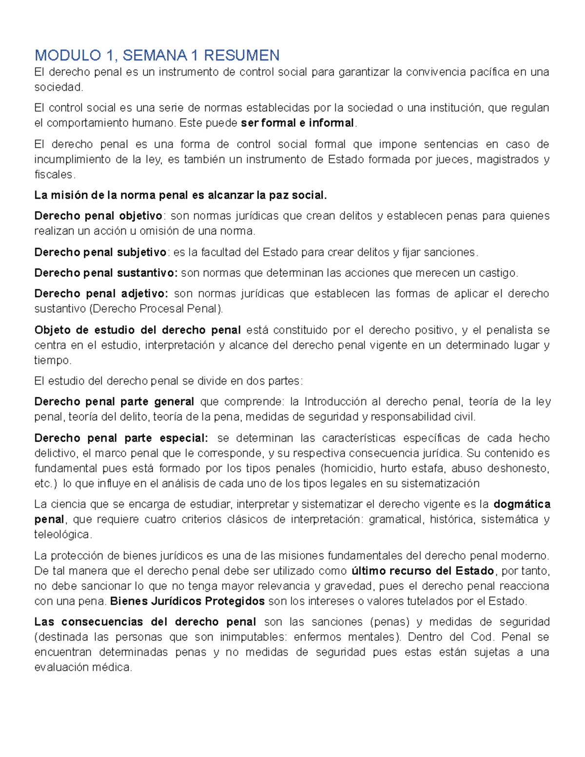 Principios, ciencias auxiliares y estructura de la norma