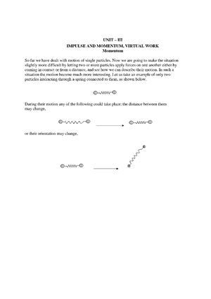 Unit - 4 Work energy method - Quantum Mechanics Nkj - Studocu