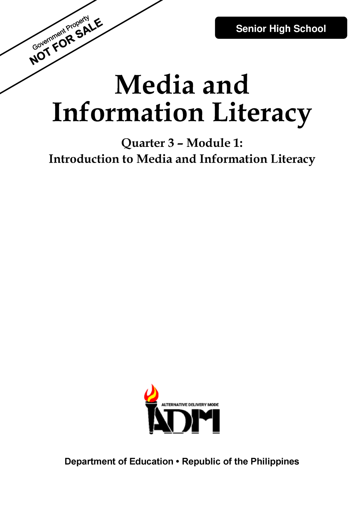 MIL11 Q3 MOD1 V1 - Modules - Media And Information Literacy Quarter 3 ...