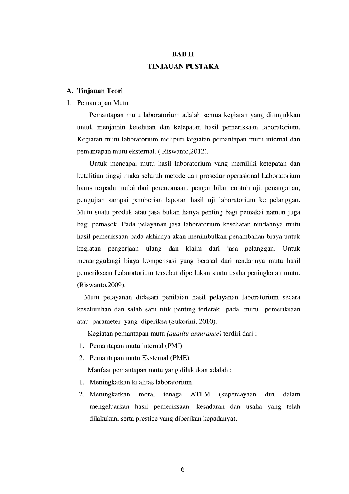 BAB II - Bab 2 Tinjauan Pustaka - 6 BAB II TINJAUAN PUSTAKA A. Tinjauan ...