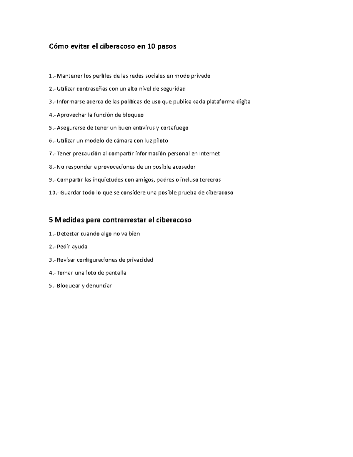 #Ciberacoso - paso 2 - Cómo evitar el ciberacoso en 10 pasos 1 ...