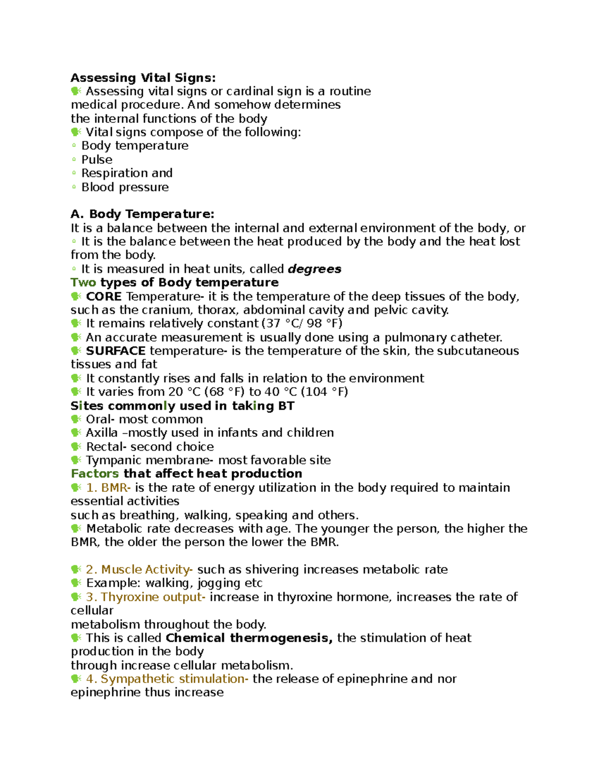 Assessing-Vital-Signs - Assessing Vital Signs: Assessing Vital Signs Or ...