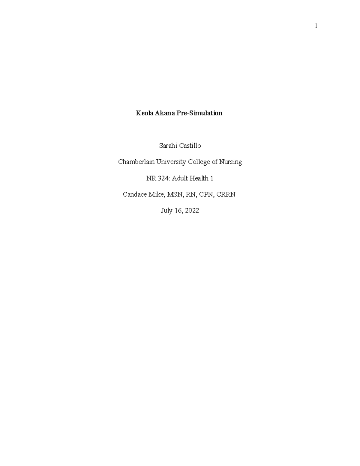 Mr. Akana Presin NR 324 - pre sim paperwork - Keola Akana Pre ...