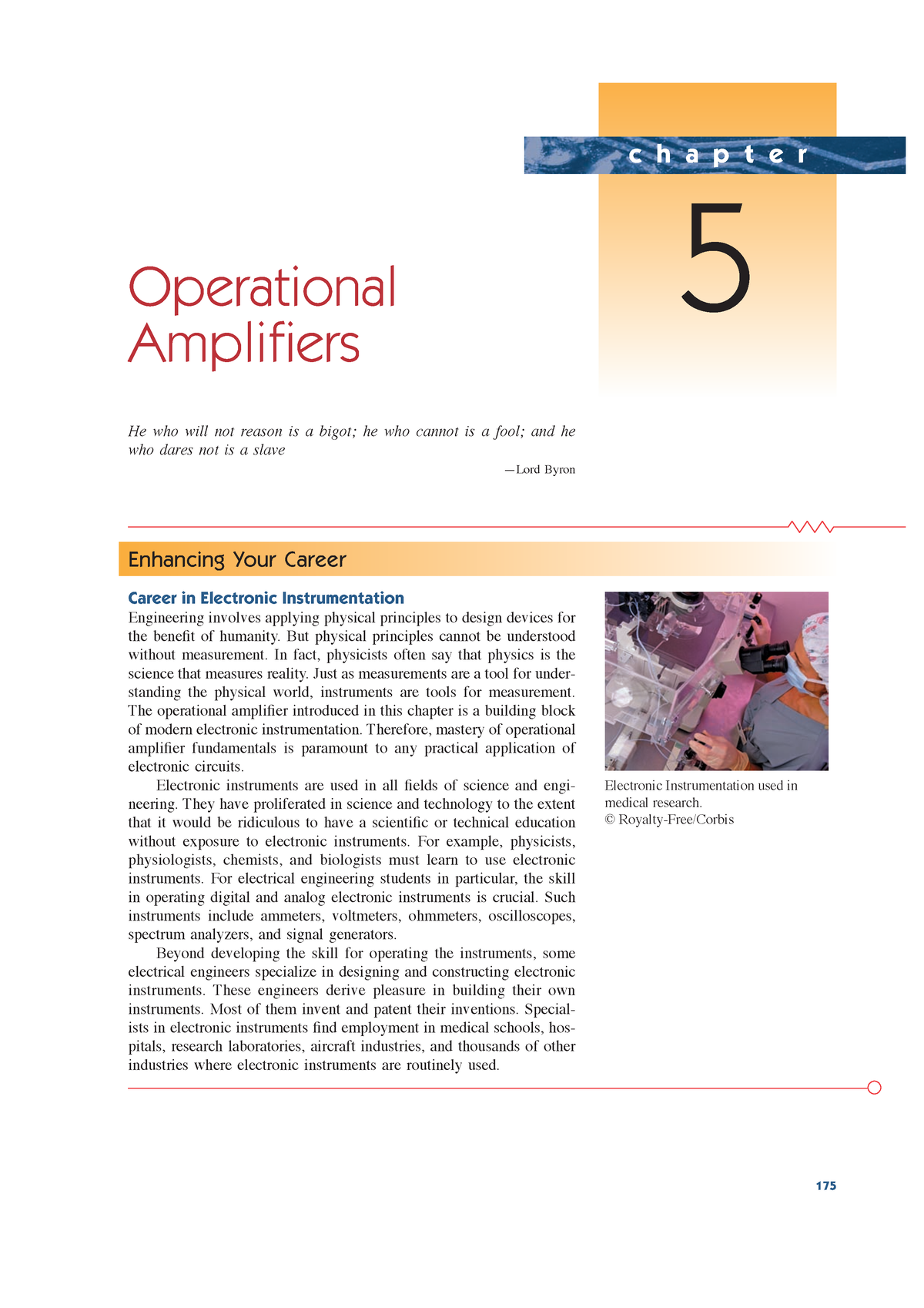 Operational Amplifiers - Electronic Instrumentation Used In Medical ...