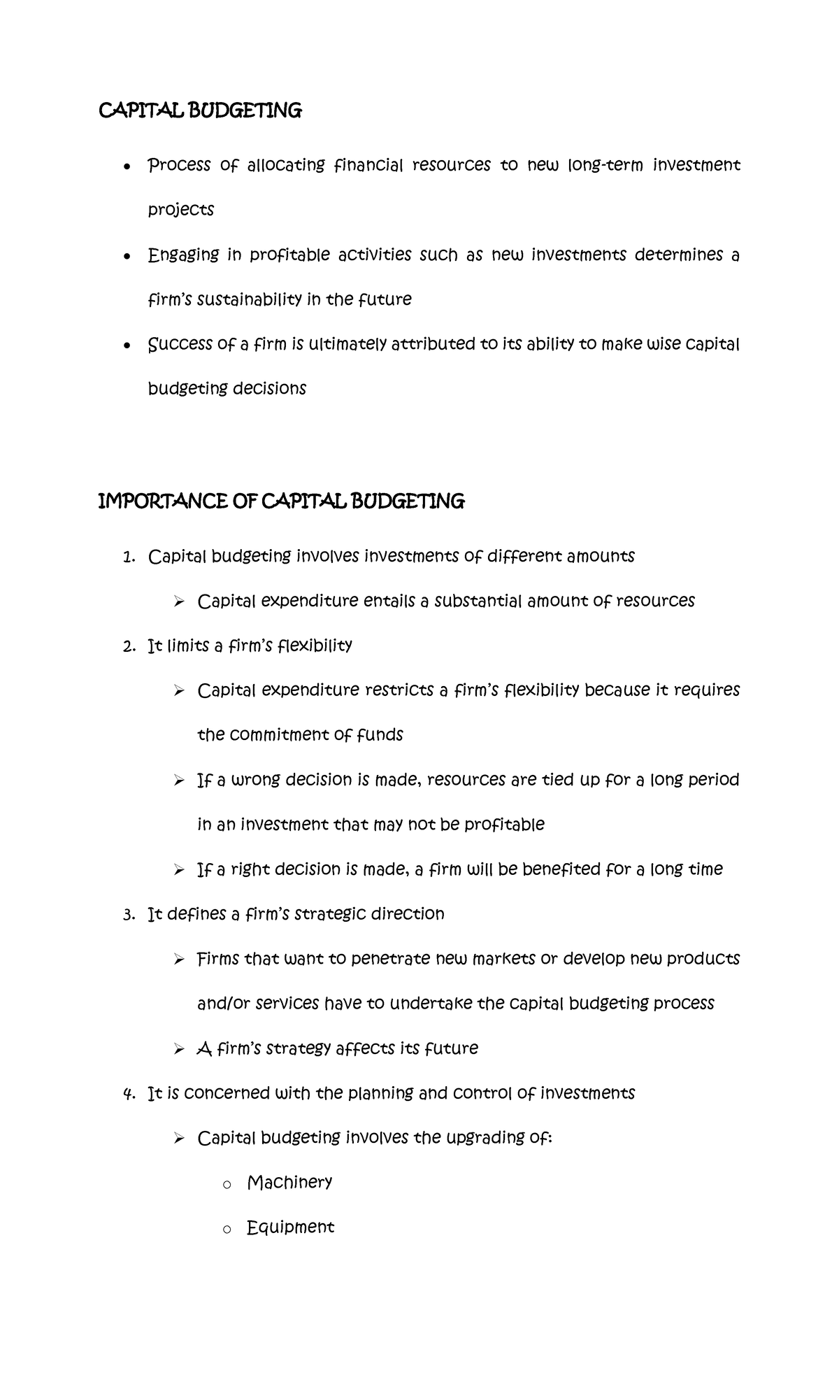 Capital Budgeting - Initial investment The initial cash outlay needed ...