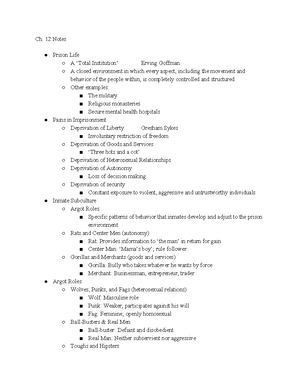 Chapter 2 Lecture Notes - CHAPTER 2 CRIME AND JUSTICE IN AMERICA Why ...