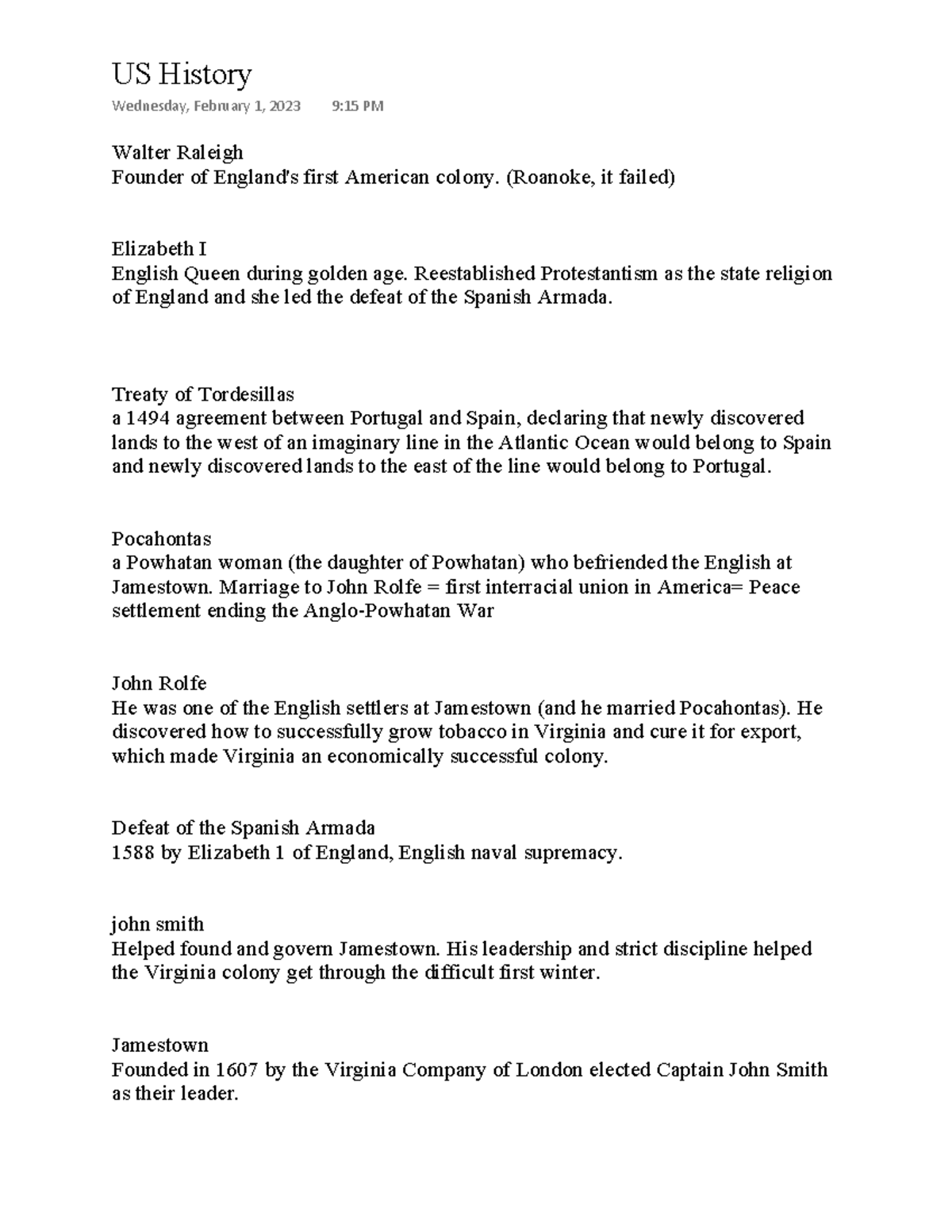 US History Lecture 3 - Teacher Alan Taylor - Walter Raleigh Founder of ...