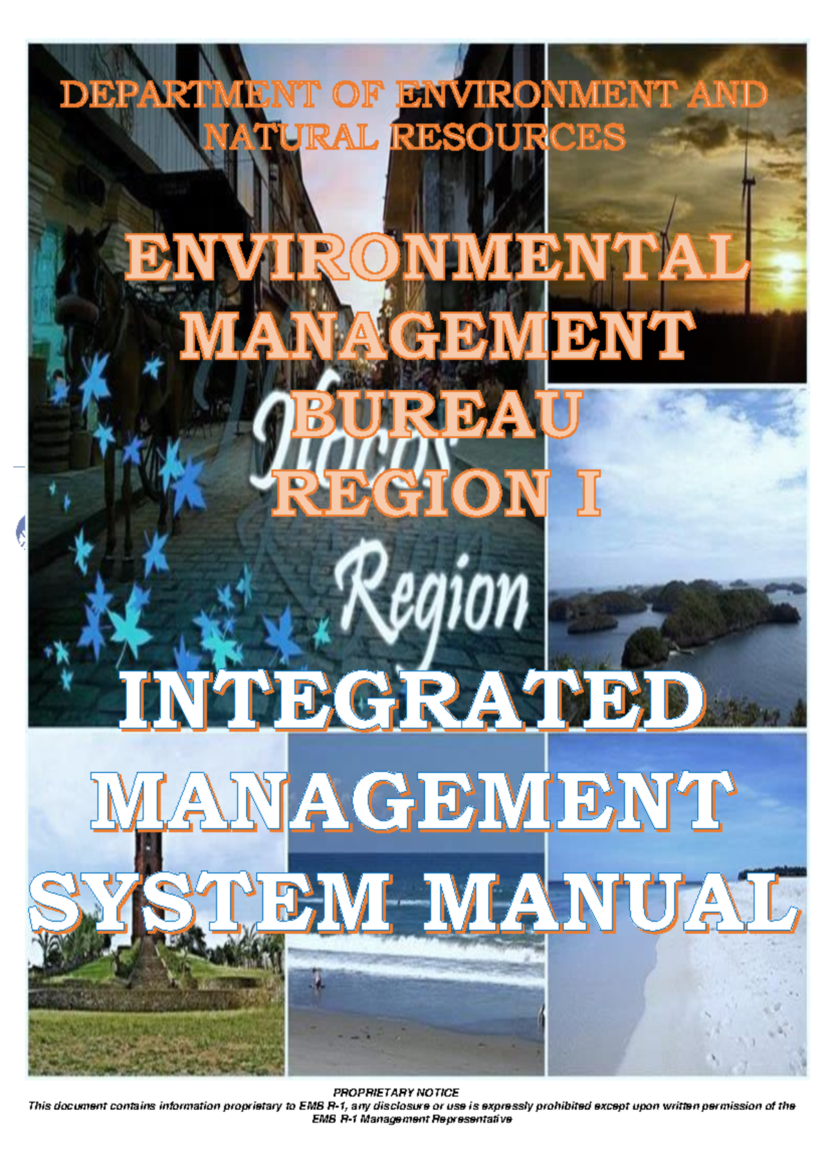 EMB R1 Integrated Management System Manual Master COPY - PROPRIETARY ...