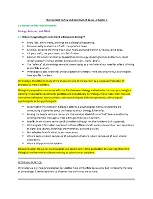 Chapter 10 - Notes - Chapter 10 10 What is Intelligence? 10-1 How do ...