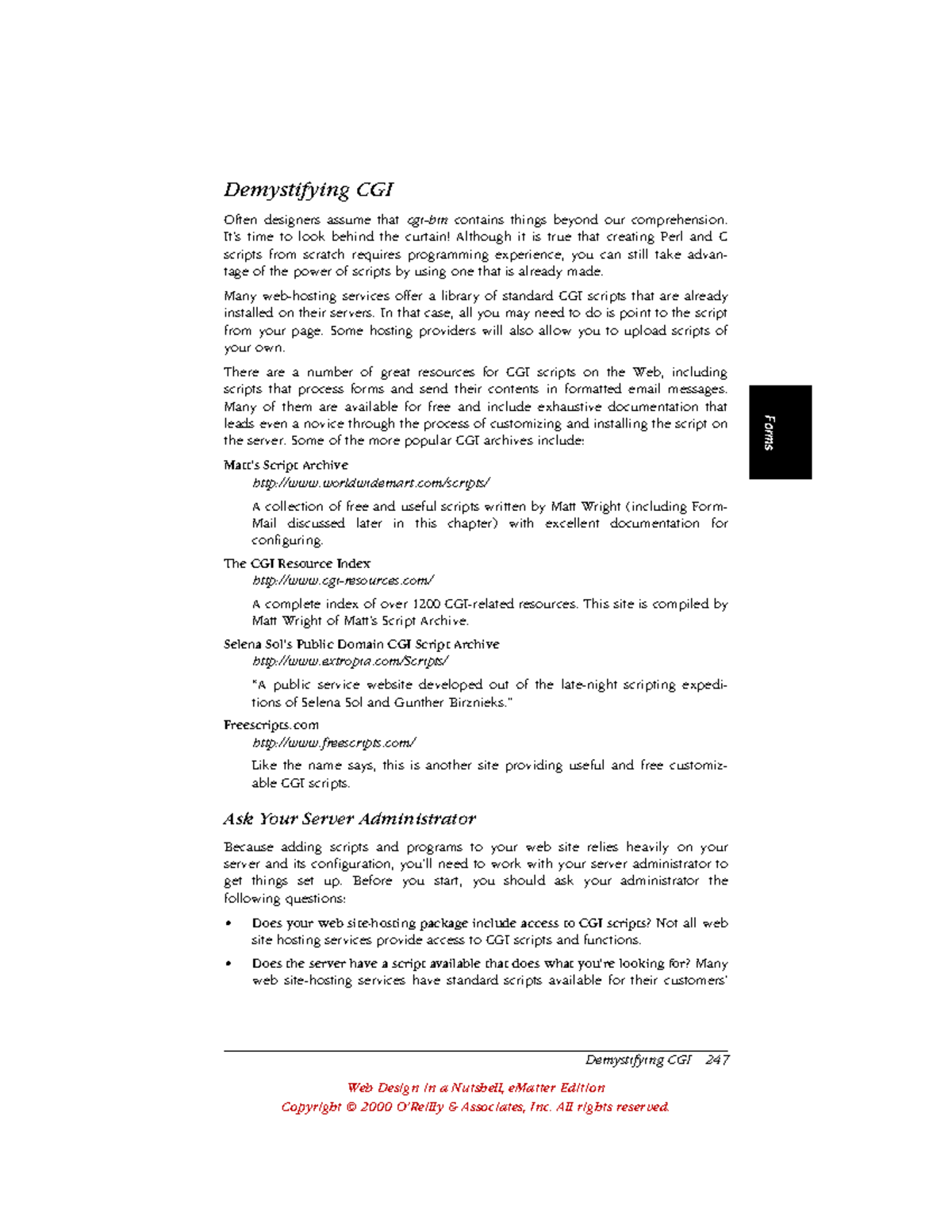 Web devlopment-27 - Web devlopment-27 - Demystifying CGI 247 Forms ...