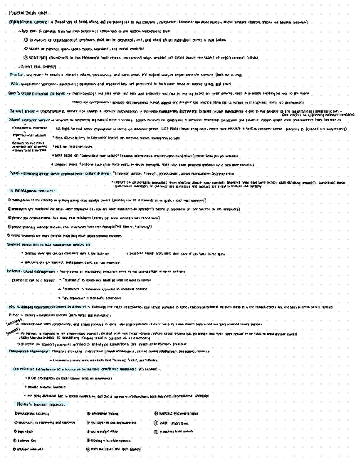 Midterm 1 Study Guide - Patrick Mchugh- Notes and Readings Summary ...