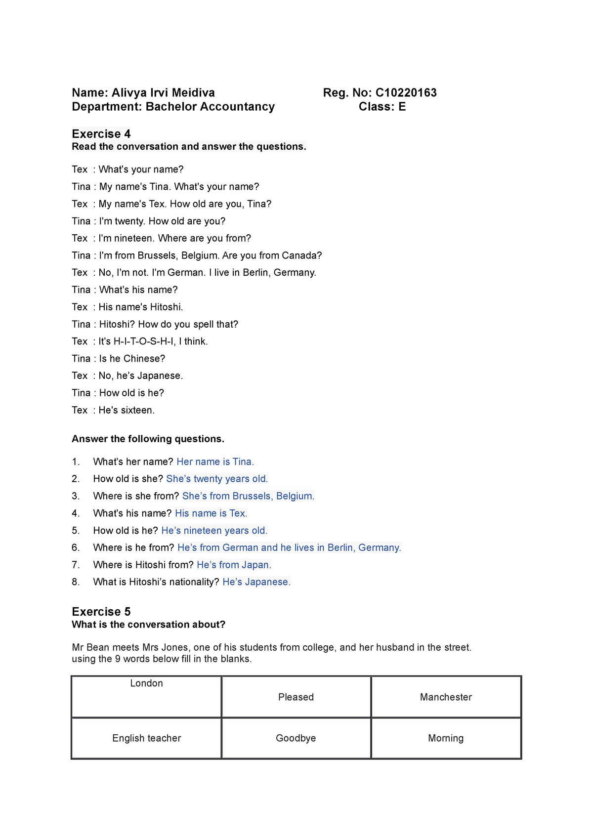 Session 2 assignment (English for Business) - Name: Alivya Irvi Meidiva ...