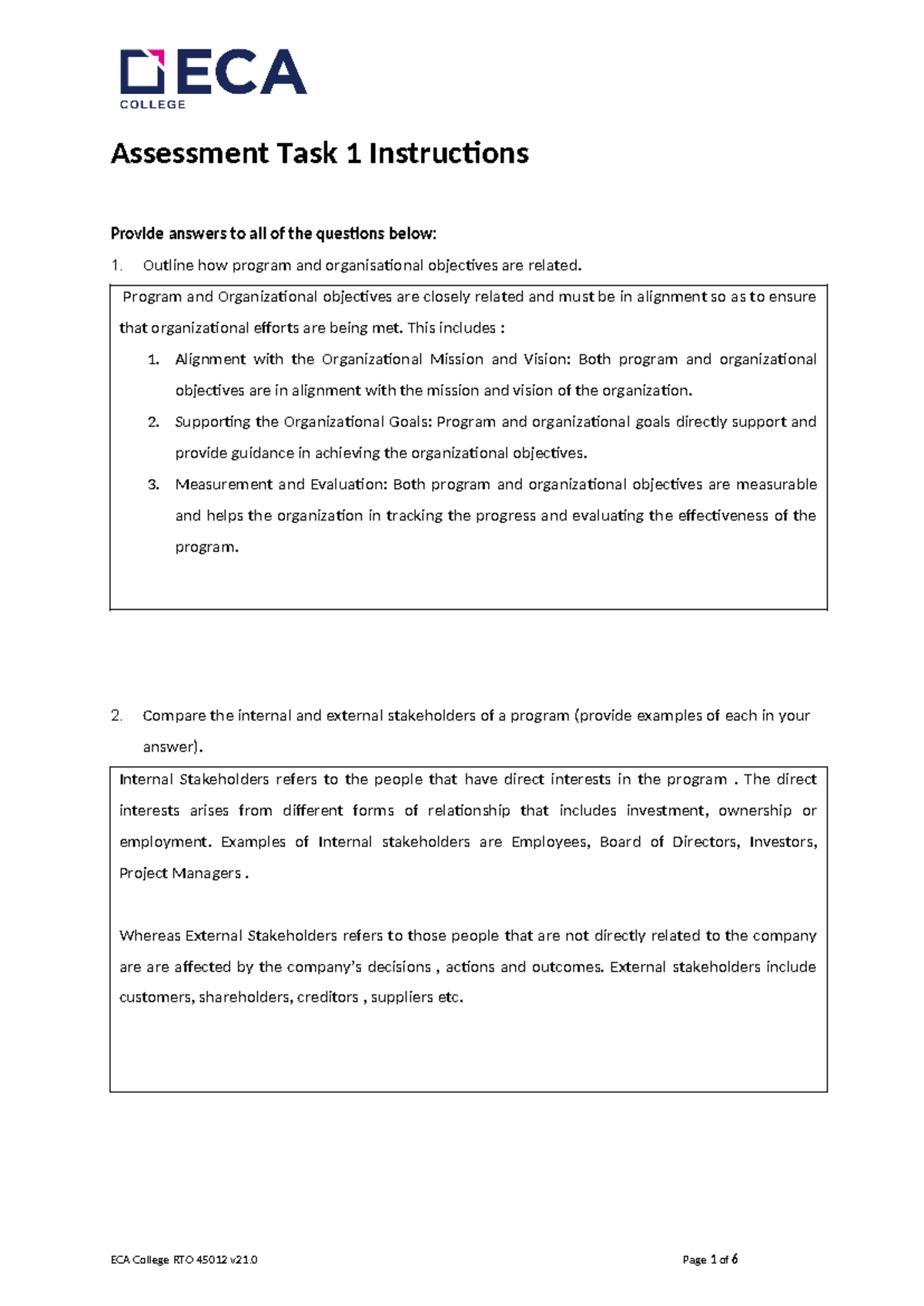 AHD18146 04-1-1697806349 101 - Assessment Task 1 Instructions Provide ...