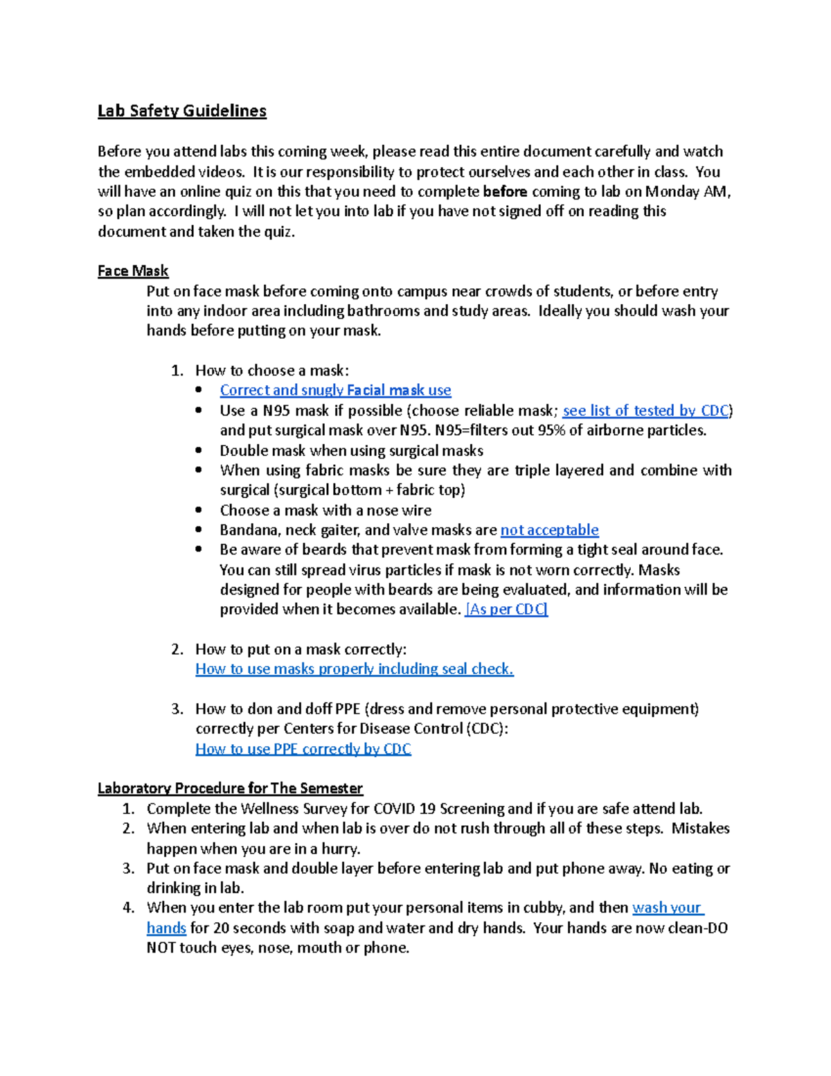 Bio 261 Lab Safety Guidelines BIOL 260 SBVC Studocu   Thumb 1200 1553 