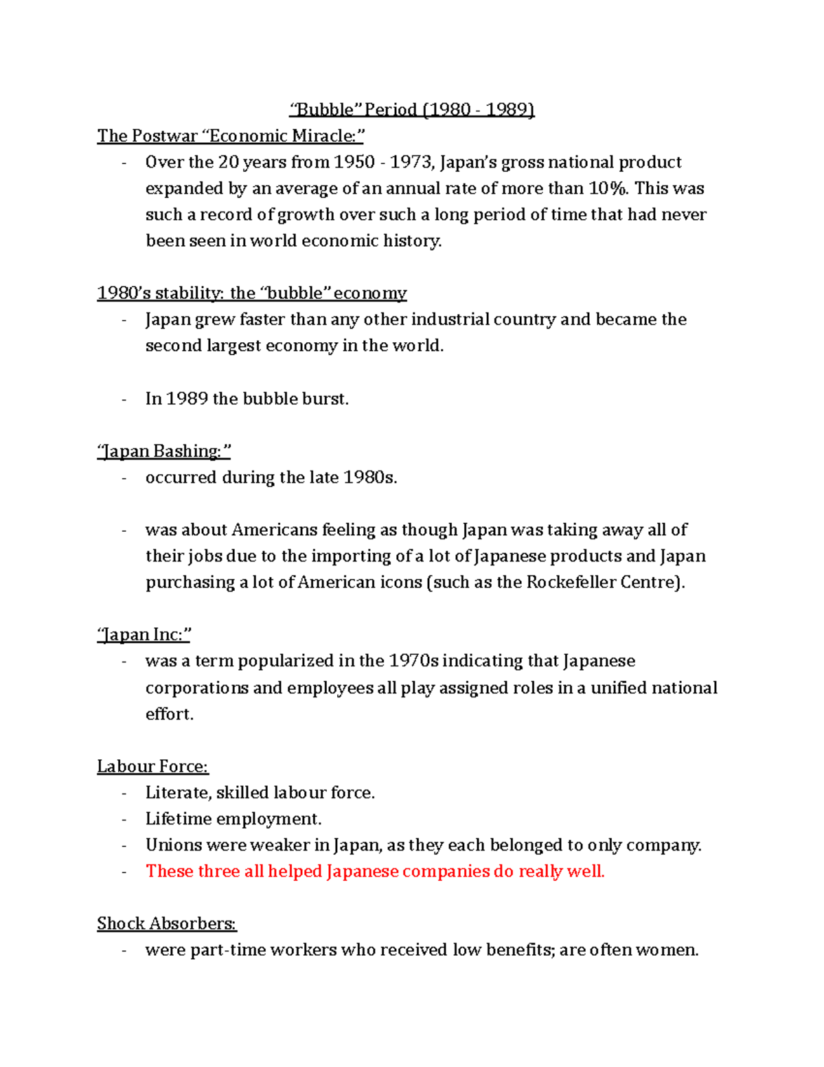 AP JP 2700 Japanese History Part 10