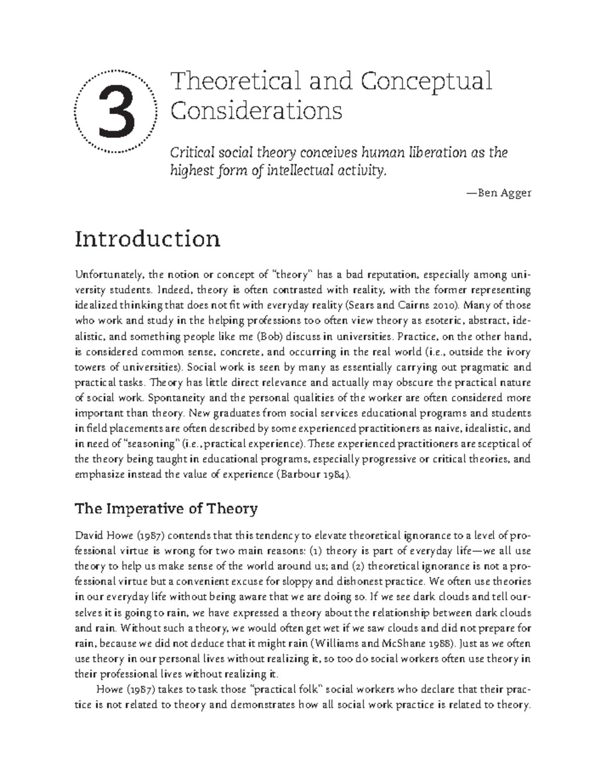 03 Chapter 03 - You will reflect on the question and how it links to ...