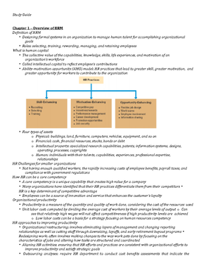 HRM361 Exam 2 Study Guide - Chapter 6 – Recruitment Definition Of ...