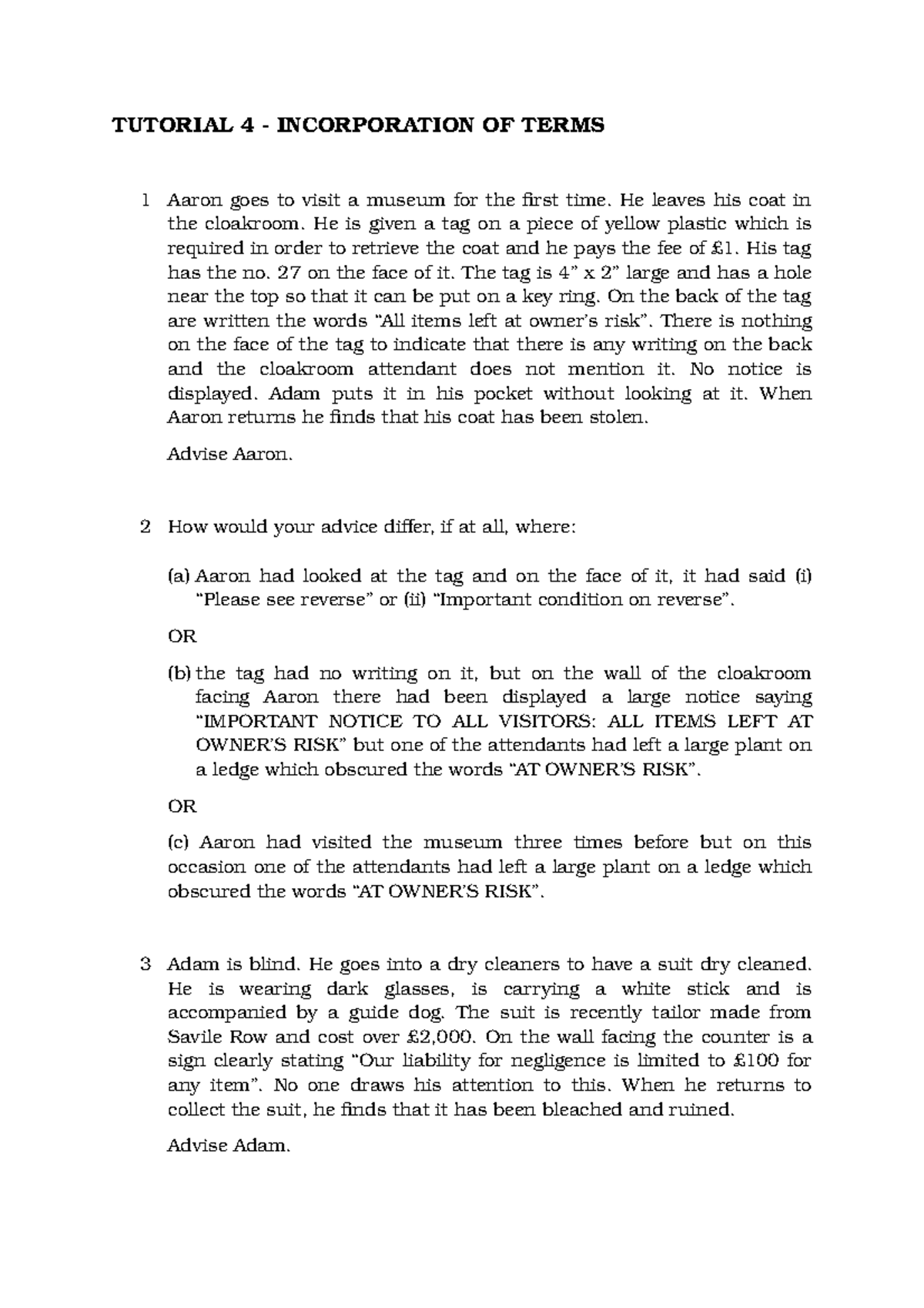 tutorial-4-incorporation-of-terms-contract-law-tutorial-4