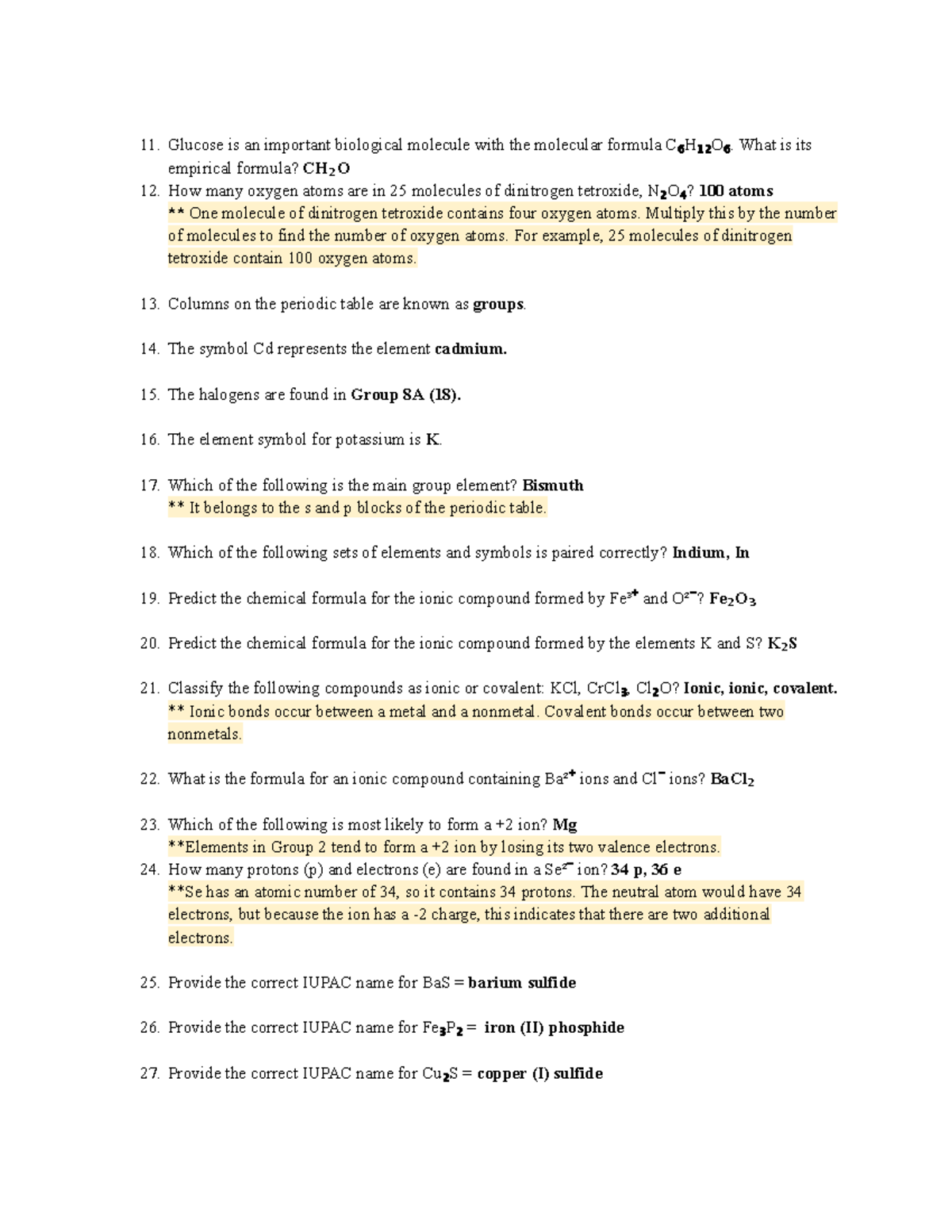 CHEM113- Chapter 2- Part 2 - Glucose is an important biological ...