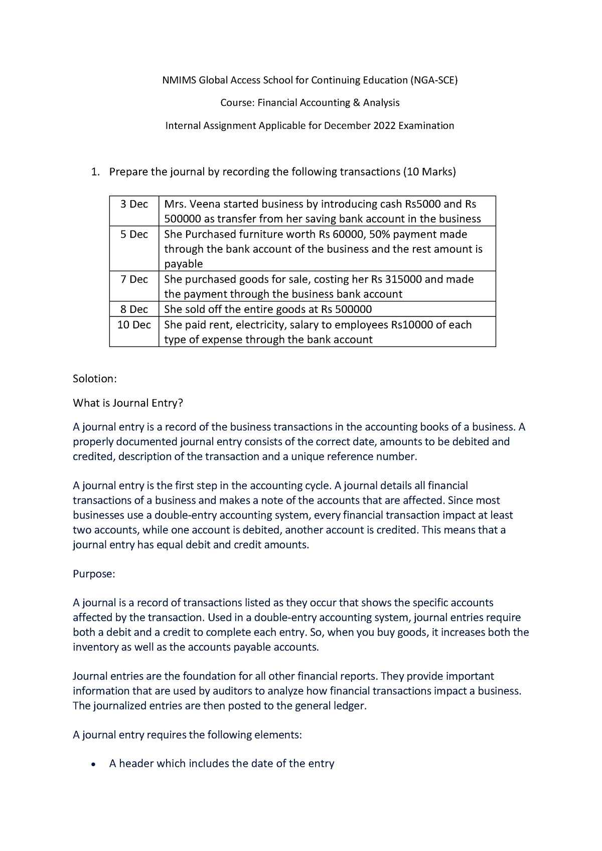 nmims financial accounting assignment june 2022