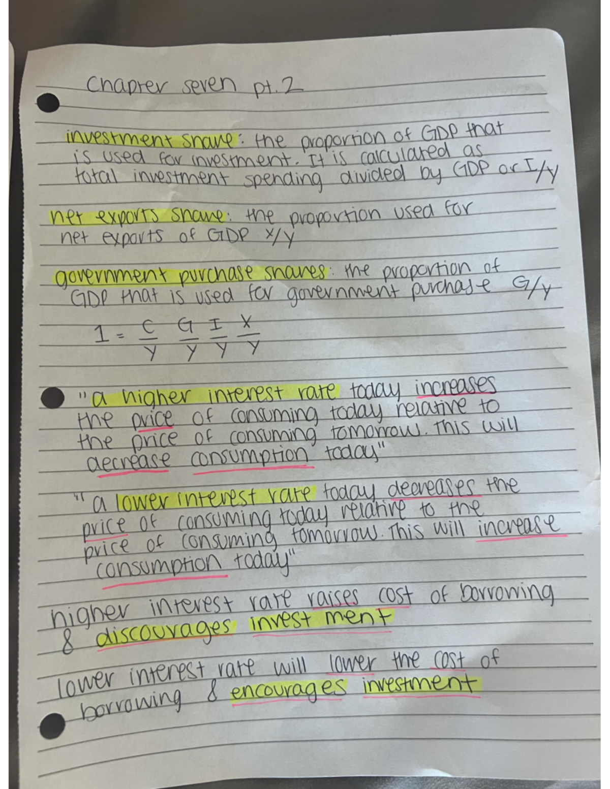 Chapters 5-7 econ - notes - ECON 102 - Studocu