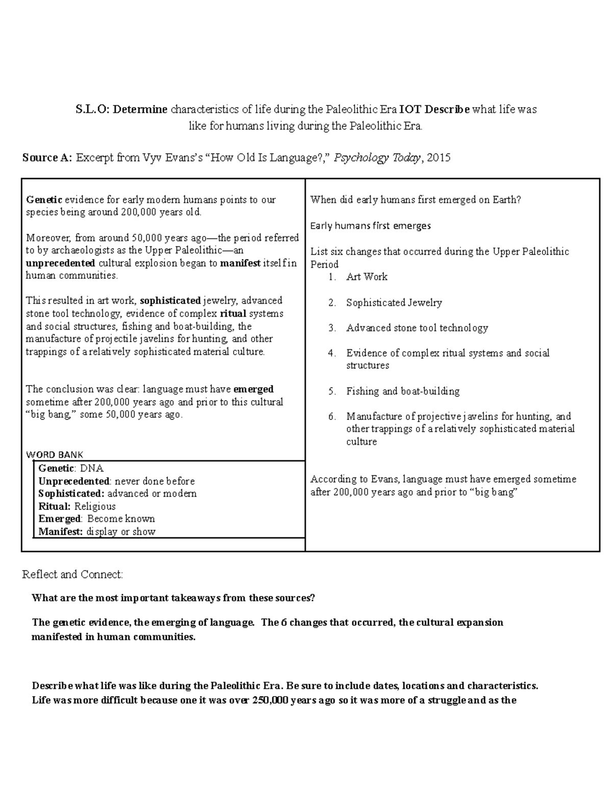 History Homework S L Determine Characteristics Of Life During The history-homework-s-l-determine-characteristics-of-life-during-the