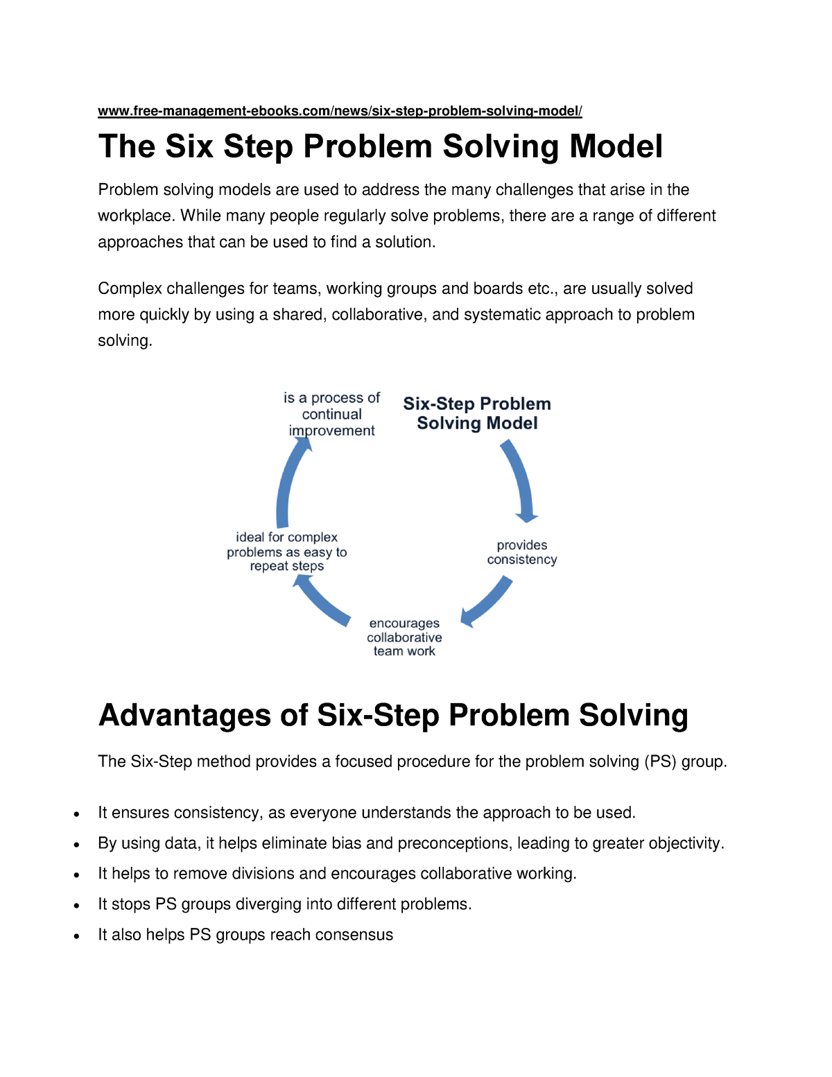 6 problem solving process in social work