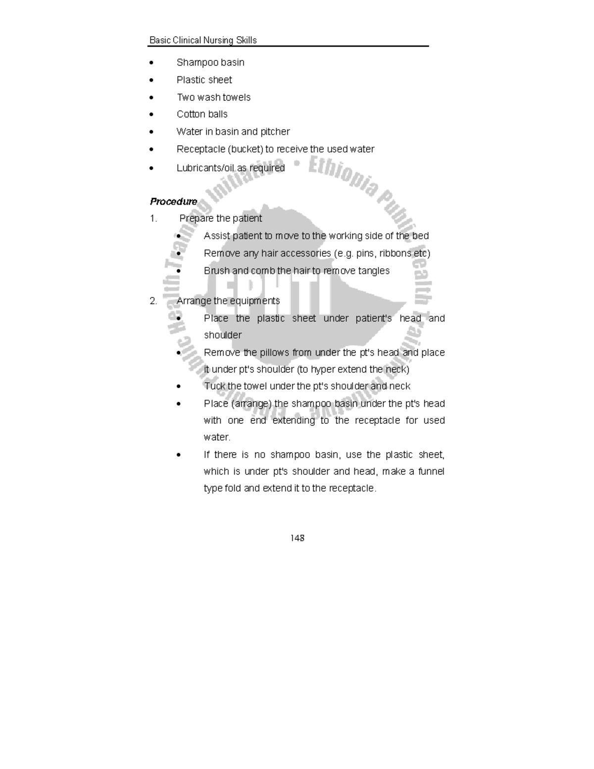 Basic Clinical Nursing Skills (50) - Basic Clinical Nursing Skills 148 ...