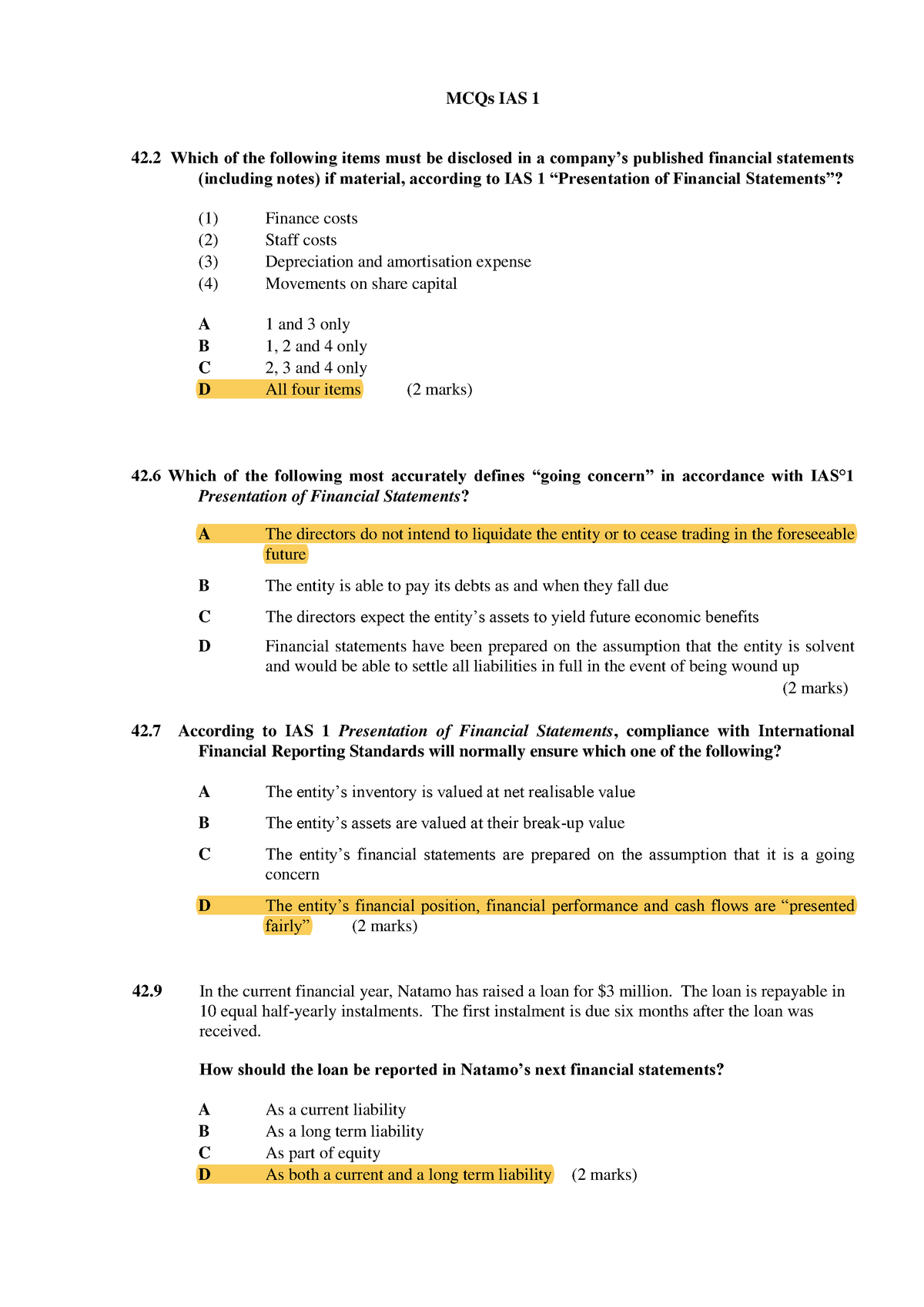 Task 1 - Warning: TT: Undefined Function: 32 MCQs IAS 1 42 Which Of The ...