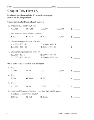 Chapter Test Form 2 B - Assignment - Name Date Chapter Test, Form 2B ...