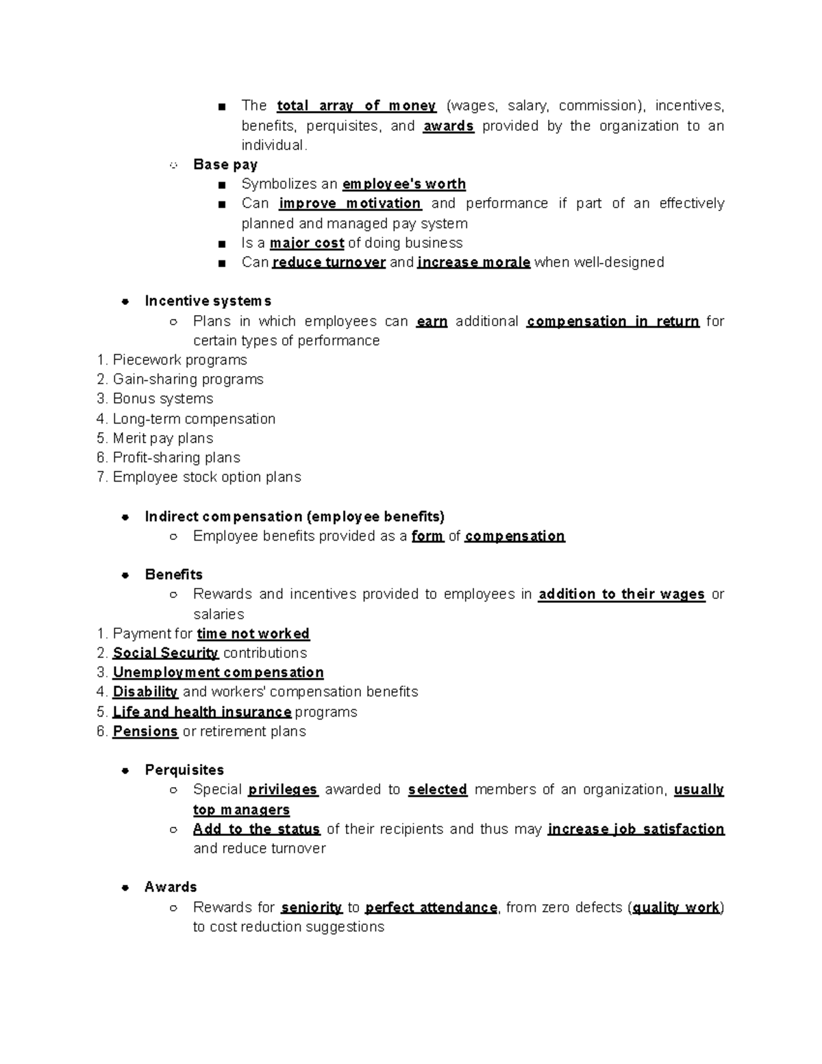 HBO Notes-39-40 - HBO Notes-39-40 - The total array of money (wages ...