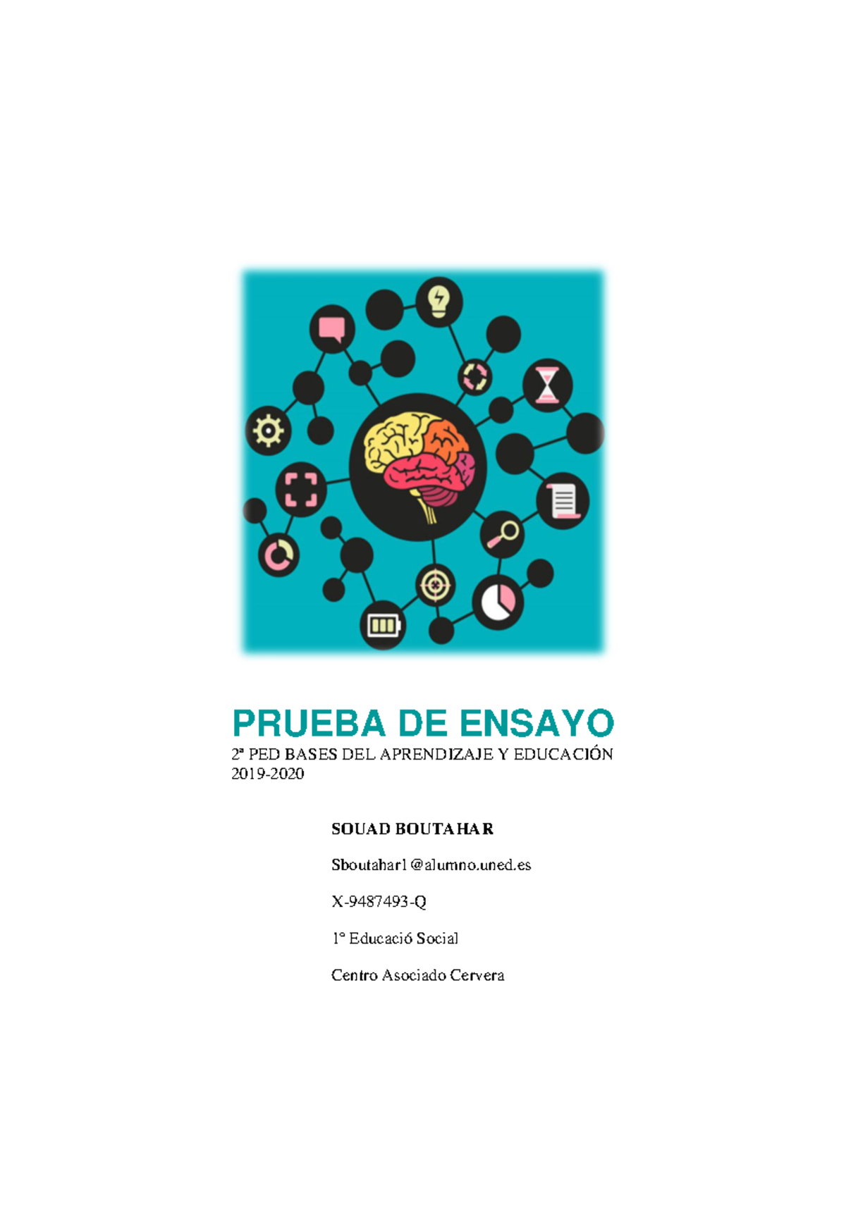 2aa PED Ensayo Bases Del Aprendizaje - PRUEBA DE ENSAYO 2ª PED BASES ...