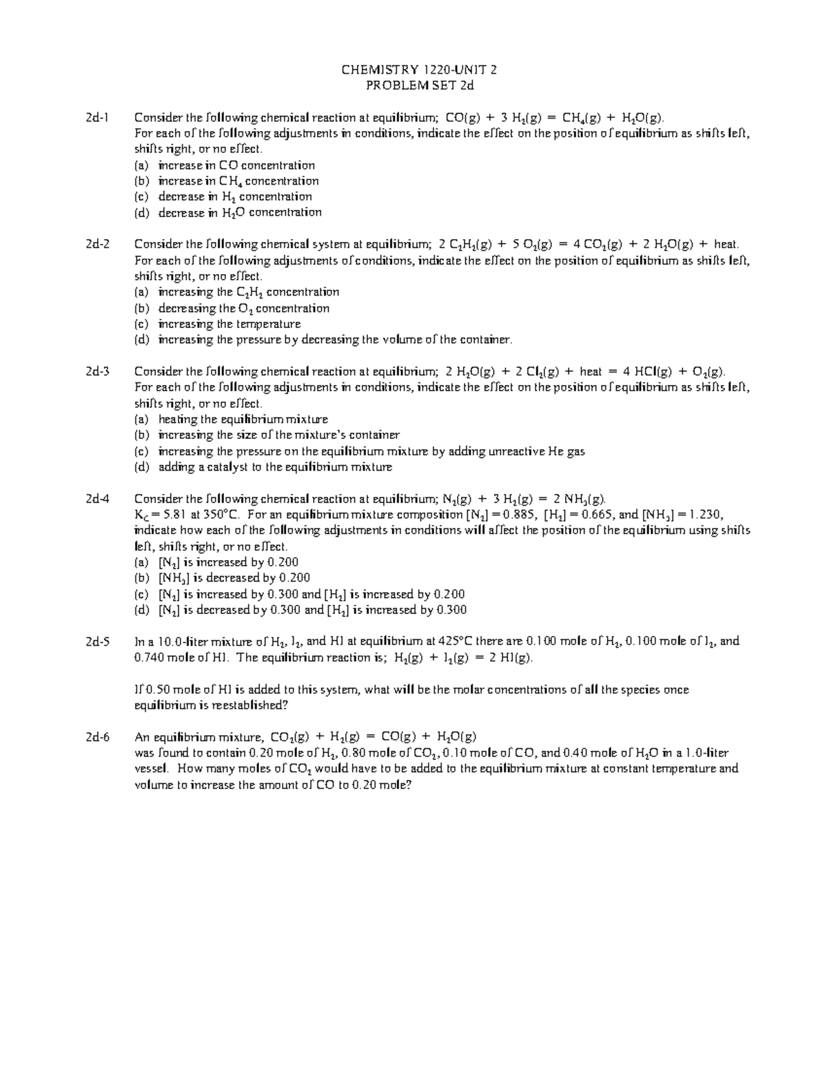 Problem Set 02d - Chapter 2 Homework With Answers - CHEMISTRY 2 PROBLEM ...