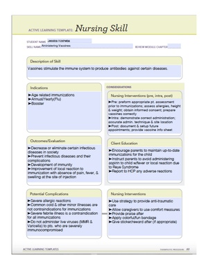 ATI System Disorder Template on Gastroenteritis - ACTIVE LEARNING ...