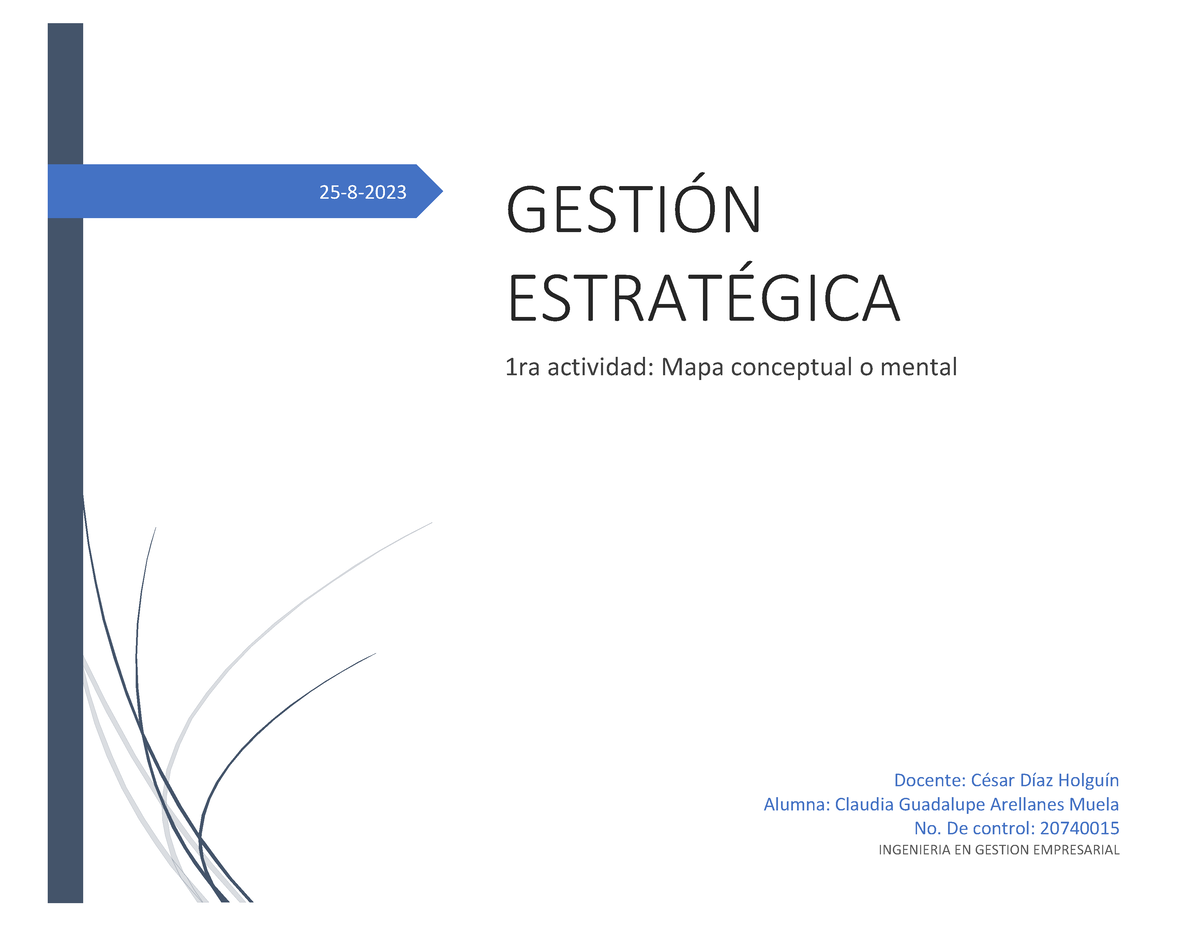 1ra Actividad Mapa Conceptual O Mental - 25-8- GESTI”N ESTRAT.. 1ra ...