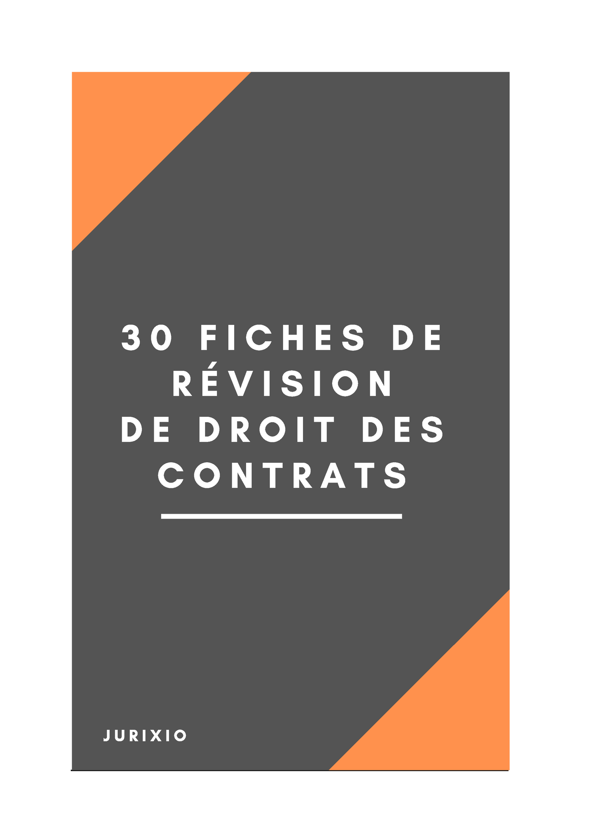 30 Fiches De Révision De Droit Des Contrats (PDF Protege ...