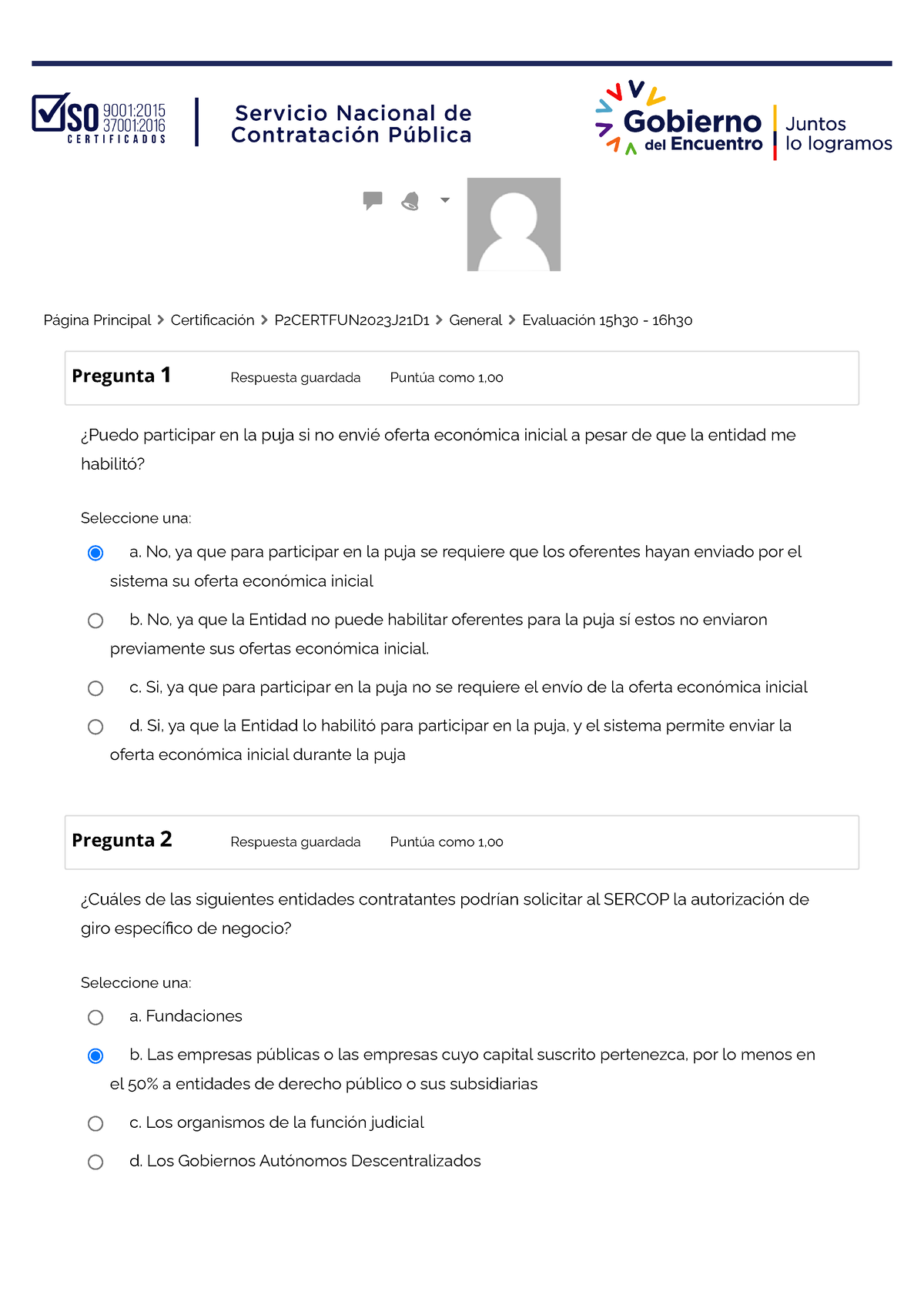 Prueba Hoja 1 - SERCOP - Ley Orgánica De Contratación Pública - UCE ...